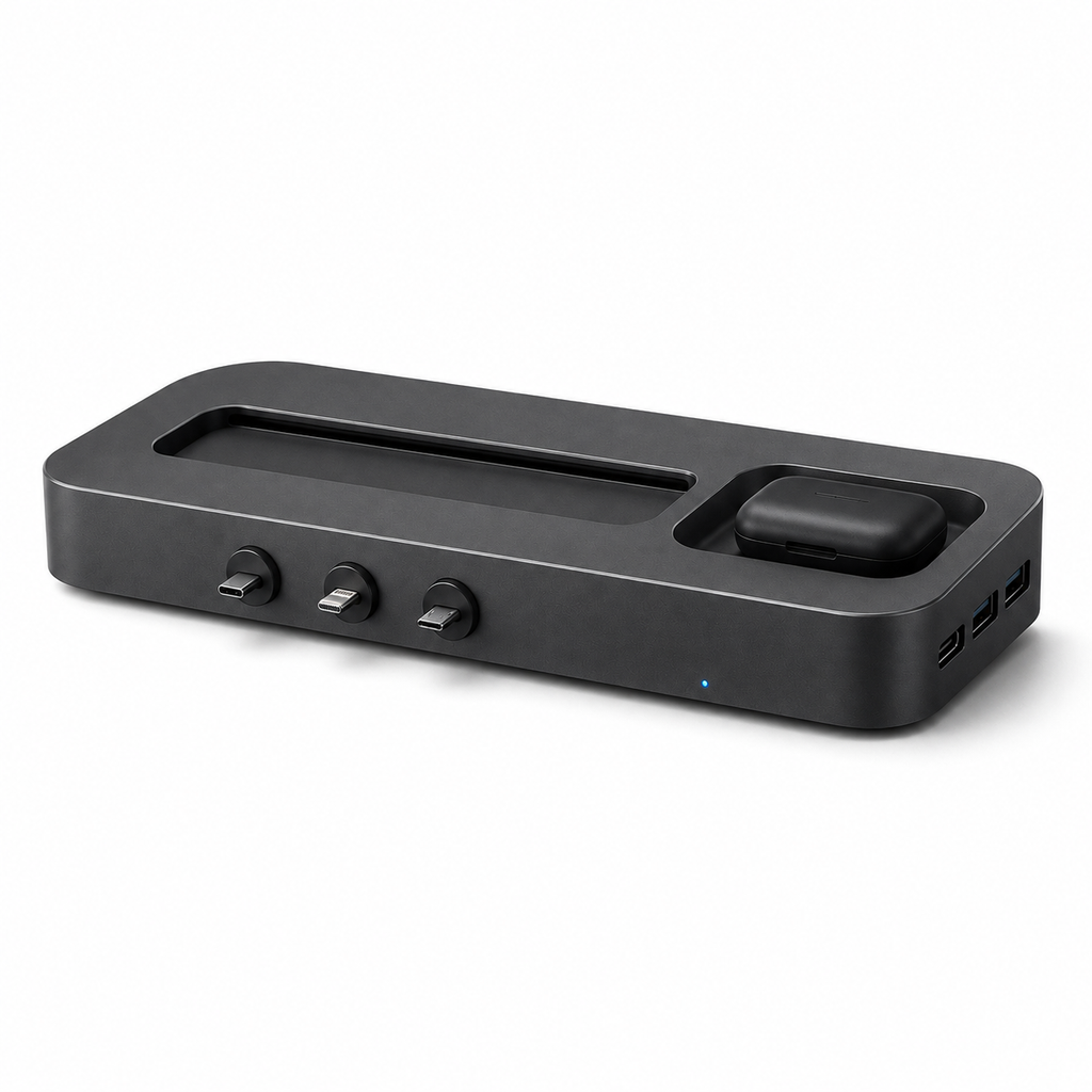Hopeviaa™ HaloDock Desktop Cable Management Hub